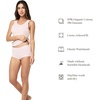 image:imagePapinelle Womens Emily Boy Short Sleep Briefs  Breathable Full Coverage Organic Cotton with Soft Elastic WaistbandPapinelle Pink