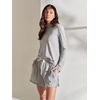 image:imagePapinelle Womens Jada Organic Cotton Boxer Shorts  Soft Loungewear amp Sleepwear Elastic amp Drawcord WaistGrey