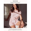image:imagePapinelle Womens Jada Organic Cotton Boxer Shorts  Soft Loungewear amp Sleepwear Elastic amp Drawcord WaistPapinelle Pink