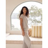 image:imagePapinelle Womens Jada Organic Cotton Wide Leg Pants  Soft Loose Fit Bottoms with Elastic Waistband Loungewear amp SleepwearGrey