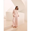 image:imagePapinelle Womens Jada Organic Cotton Wide Leg Pants  Soft Loose Fit Bottoms with Elastic Waistband Loungewear amp SleepwearPapinelle Pink