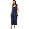 image:imagePapinelle Womens Kate Modal Maxi Nightie  TENCEL Modal by Lenzing Smooth amp Breathable Sleeveless Nightgown with PocketsNavy Melange