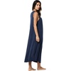 image:imagePapinelle Womens Kate Modal Maxi Nightie  TENCEL Modal by Lenzing Smooth amp Breathable Sleeveless Nightgown with PocketsNavy Melange