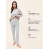 image:imagePapinelle Womens Lightweight Jada Cotton Lounge Pants  Soft Loungewear amp Sleepwear Adjustable WaistGrey