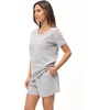 image:imagePapinelle Womens Lightweight Jada Cotton Pajama Tee  Stretchy Soft Organic Cotton Loungewear amp SleepwearGrey Marl