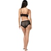 image:imagePapinelle Womens Lulu Lace Boyshorts  Soft Breathable Sheer Lace LowWaist UnderwearBlack