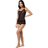 image:imagePapinelle Womens Lulu Lace Cami  Soft Stretchy amp Breathable Lingerie Top with Comfortable Spaghetti StrapsBlack