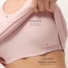image:imagePapinelle Womens Milla Cotton Tank Top  Shelf Bra Lining Light Support Soft RibKnit Loungewear amp SleepwearPapinelle Pink Dusty