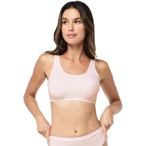 image:imagePapinelle Womens Emily Sleep Bralette  Soft Breathable Cotton Comfort Bra Top with Gentle SupportPapinelle Pink