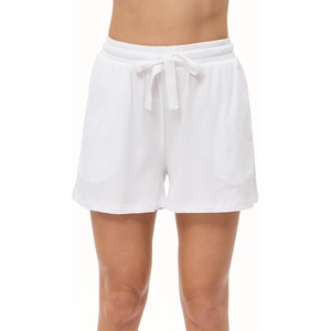 image:imagePapinelle Womens Jada Organic Cotton Boxer Shorts  Soft Loungewear amp Sleepwear Elastic amp Drawcord WaistWhite