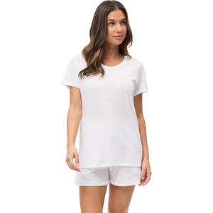 image:imagePapinelle Womens Lightweight Jada Cotton Pajama Tee  Stretchy Soft Organic Cotton Loungewear amp SleepwearWhite