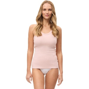 image:imagePapinelle Womens Milla Cotton Tank Top  Shelf Bra Lining Light Support Soft RibKnit Loungewear amp SleepwearPapinelle Pink Dusty