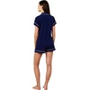 image:imagePapinelle Womens Kate Modal Boxer PJ Set  TENCEL Modal by Lenzing Lightweight Breathable Sleepwear with Elastic Waist Navy Medium