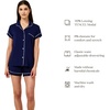image:imagePapinelle Womens Kate Modal Boxer PJ Set  TENCEL Modal by Lenzing Lightweight Breathable Sleepwear with Elastic Waist Navy Medium